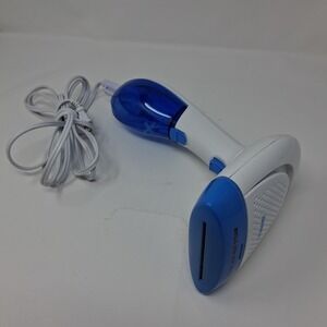 Conair ExtremeSteam Handheld Fabric Steamer White Blue GS237X 1110W Corded